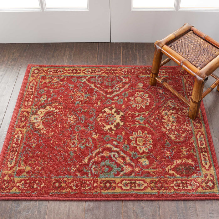 Nourison Somerset 2' X 3' Red  Area Rug
