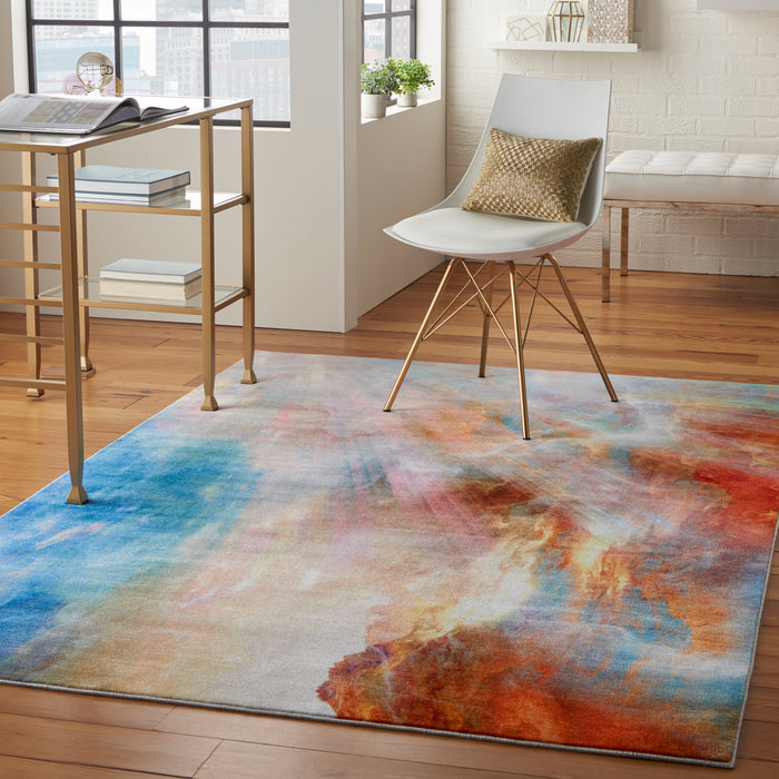 Nourison Le Reve LER04 Multicolor 5'x7' PhotoReal Area Rug