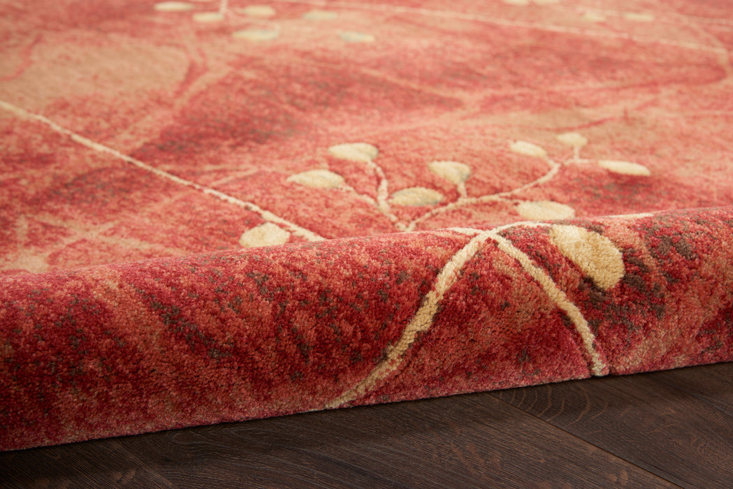 Nourison Somerset ST74 Red 10' Runner  Hallway Rug