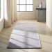 Calvin Klein Home Lunar LUN1 Black 8' Runner Hallway Rug