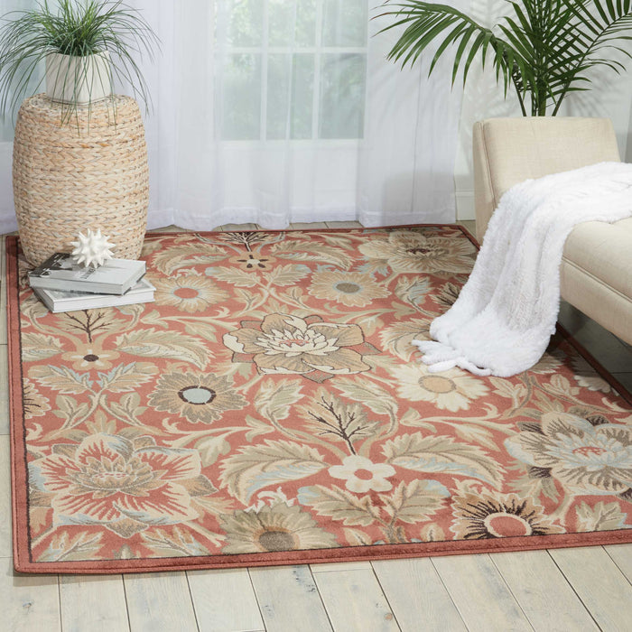 Nourison Walden WAL02 Red 9'x13'   Rug