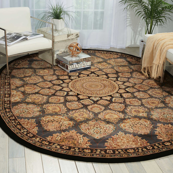 Nourison 2000 2318 Slate 10' Oval  Area Rug