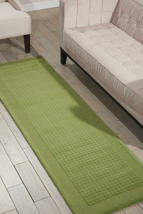 Nourison Westport WP30 Green 8' Runner  Hallway Rug