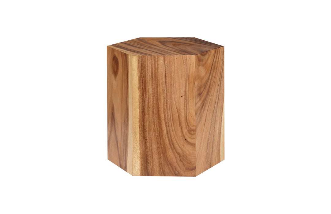 Honeycomb Side Table, Chamcha Wood, MD