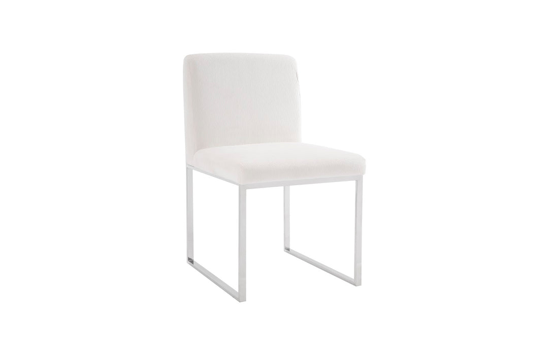 Frozen Dining Chair, Corduroy White