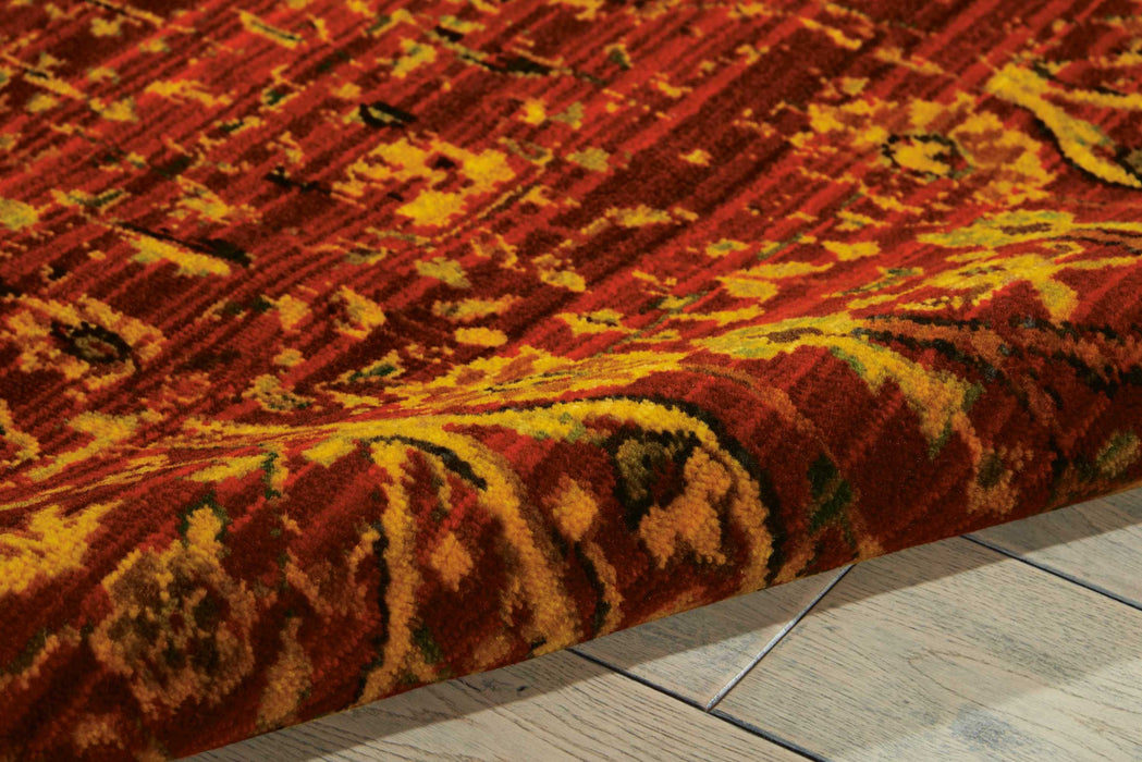 Nourison Timeless TML04 Red 8'x10'   Rug