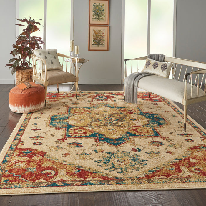 Nourison Traditional Antique 8' x 11'  Persian    Area Rug