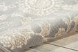 Nourison Luminance LUM04 Grey 4'x6' Area Rug