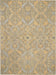 Nourison Azura AZM03 Taupe and Gold 8'x11' Pure Wool Handcrafted Rug