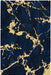 Nourison Symmetry SMM09 Navy Blue Artistic Area Rug