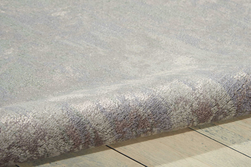 Nourison Twilight 2' X 3' Slate Blue and Grey Vintage Area Rug
