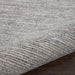 Nourison Weston WES01 Grey 8' Runner Textured Hallway Rug