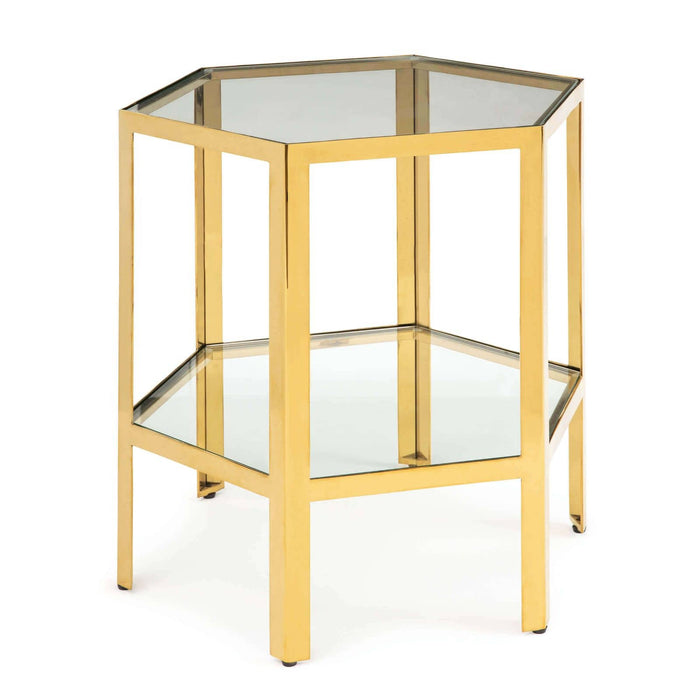 Quadrum Table Large (Gold)