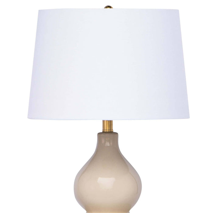 Madison Ceramic Table Lamp (Ivory)