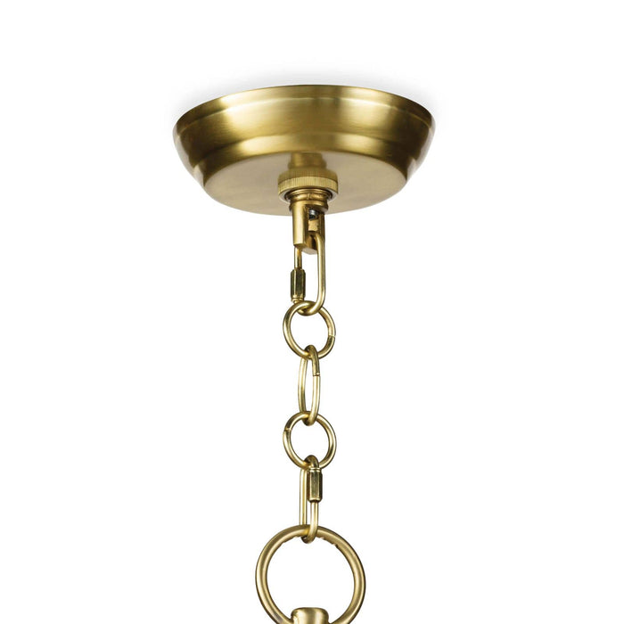 Dutch Glass Pendant (Natural Brass)