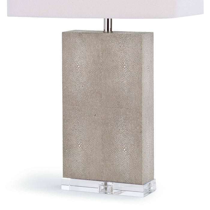 Marcel Ivory Shagreen Table Lamp