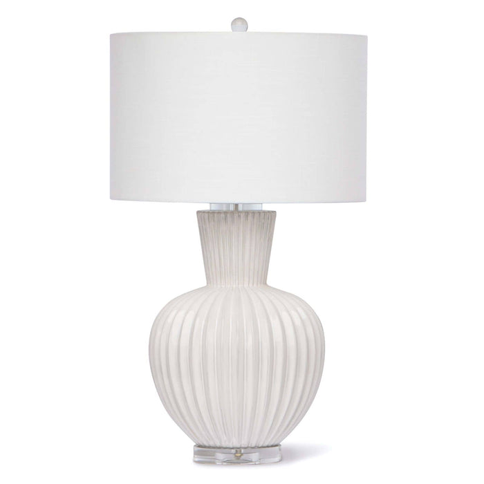 Madrid Ceramic Table Lamp (White)
