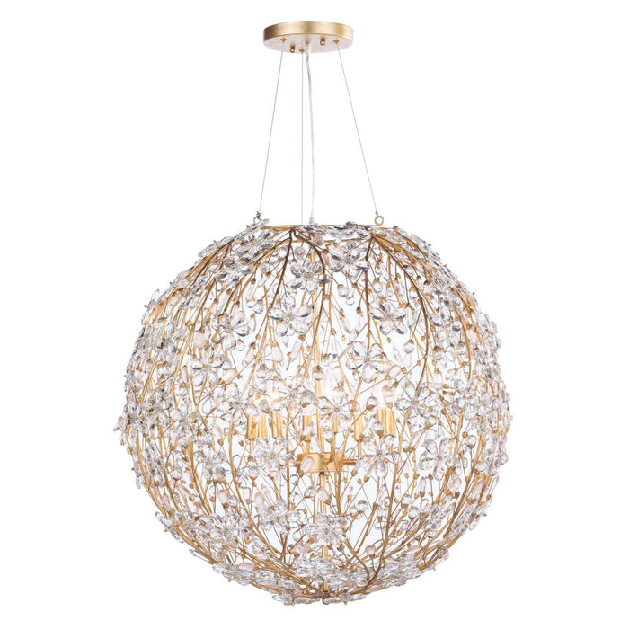 Cheshire Chandelier Large (Gold Leaf)
