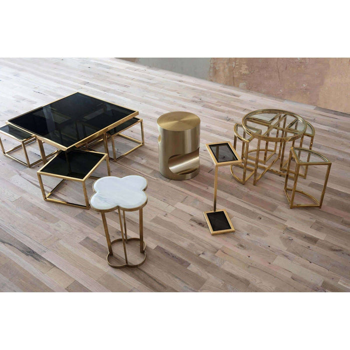 Nathan Side Table (Brass)