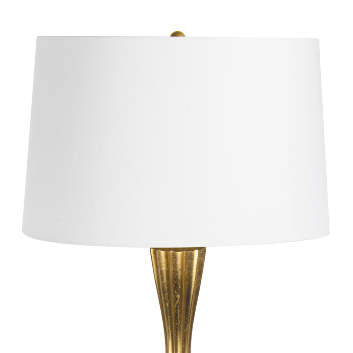 Southern Living Naomi Resin Table Lamp (Gold Leaf)