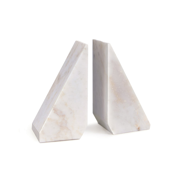 Othello Marble Bookends (White)