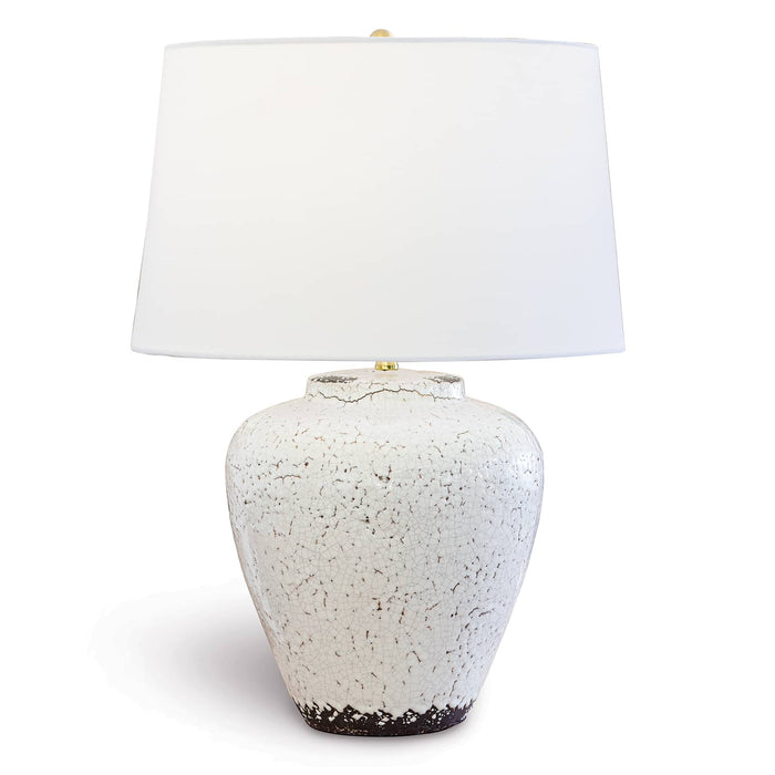 Southern Living Harper Ceramic Table Lamp (Ivory)