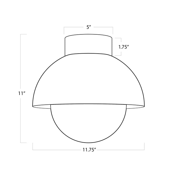 Montreux Flush Mount (Oil Rubbed Bronze)