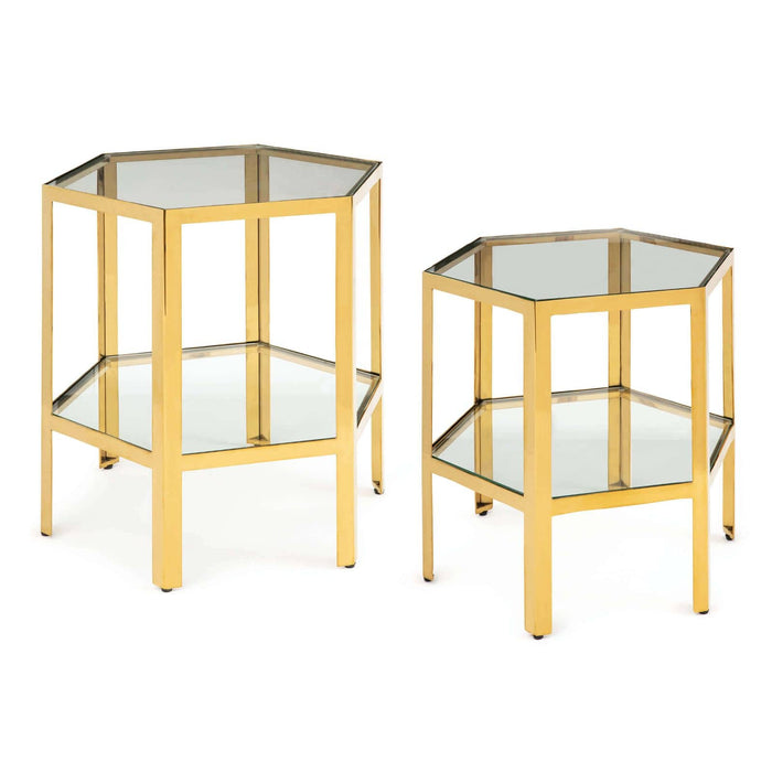 Quadrum Table Large (Gold)