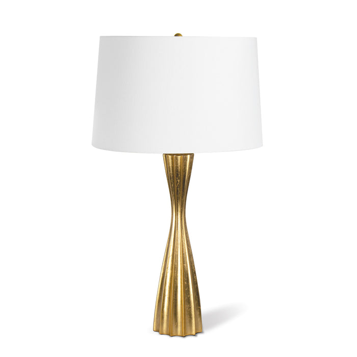 Southern Living Naomi Resin Table Lamp (Gold Leaf)