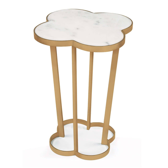 Clover Table (Natural Brass)