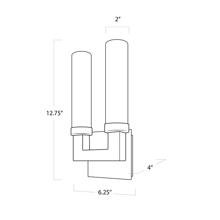 Coastal Living Montecito Outdoor Sconce Double