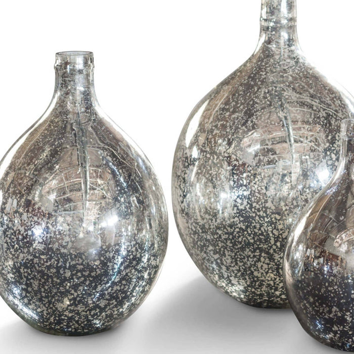 Wine Spheres Set of 3 (Antique Mercury)