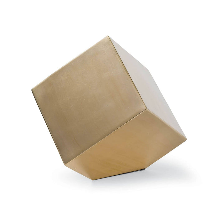 Closed Standing Cube (Brass)