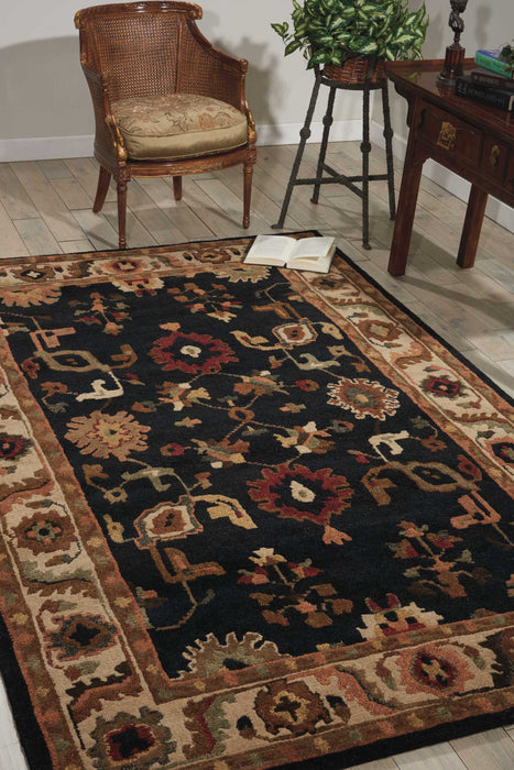 Nourison Tahoe TA08 Black 8' Runner Hallway Rug