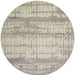 Nourison Twilight TWI10 Grey 8' Round Large Rug