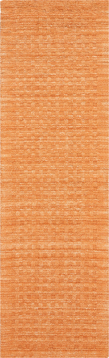 Nourison Marana MNN01 Orange 8' Runner Wool Hallway Rug