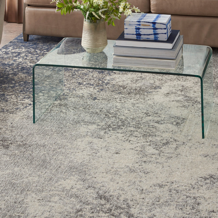 Nourison Passion 7' x 10' Charcoal and Ivory    Area Rug