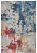 Nourison Ankara Global ANR10 Multicolor 5'x8' Abstract Area Rug