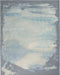 Nourison Prismatic 8'x10' Seafoam Silver Area Rug