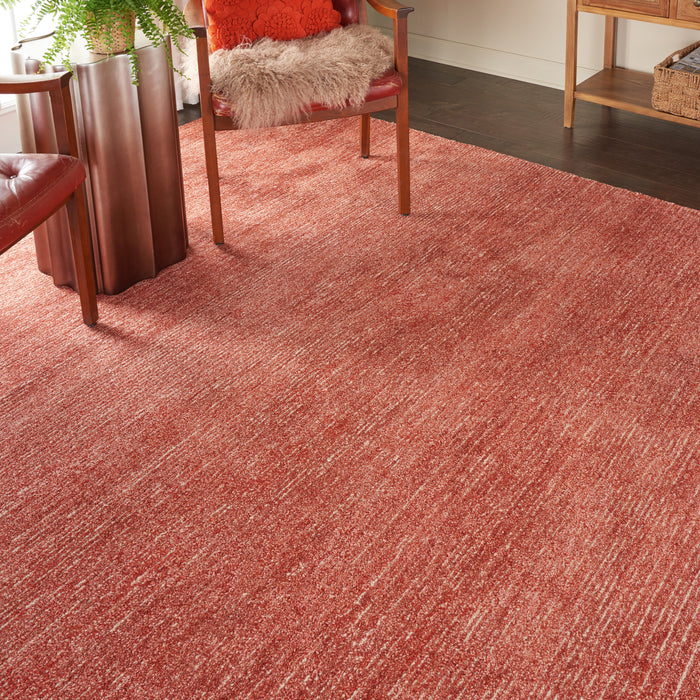 Nourison Weston WES01 Red 8'x11' Oversized Textured Rug