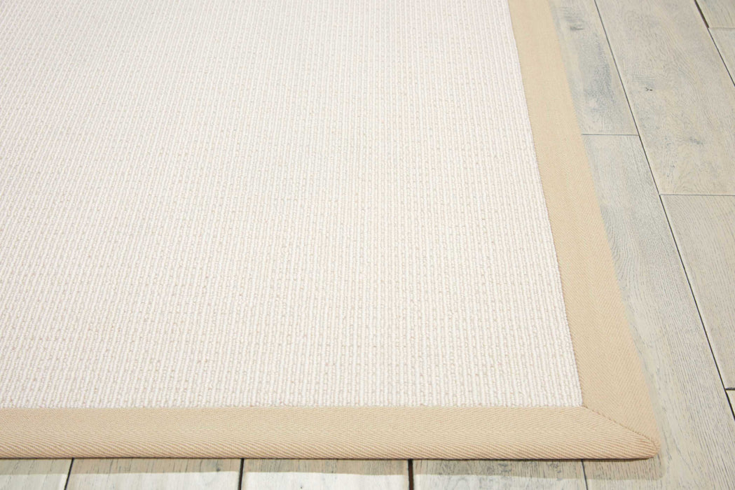 Nourison Sisal Soft SSF02 White 8' Runner Hallway Rug