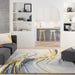 Nourison Prismatic Grey and Gold Area Rug