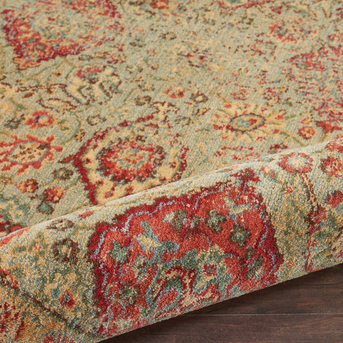 Nourison Somerset ST90 Light Green 5'x8' Oriental Area Rug