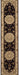Nourison 2000 2233 Black 12' Runner Area Rug