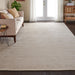 Nourison Weston WES01 White 10'x14' Textured Rug