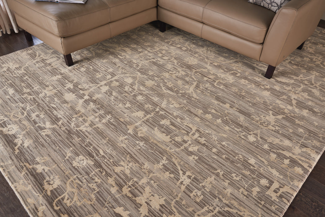 Nourison Silk Elements SKE22 Beige 9'x12' Rug