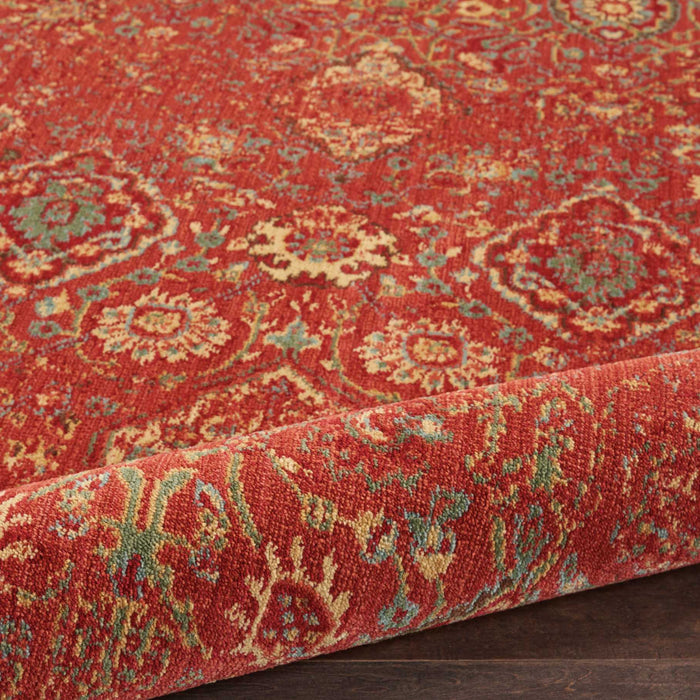 Nourison Somerset ST90 Red 6' Round Oriental Area Rug