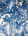 Nourison Twilight TWI24 Blue and White 6'x8' Area Rug