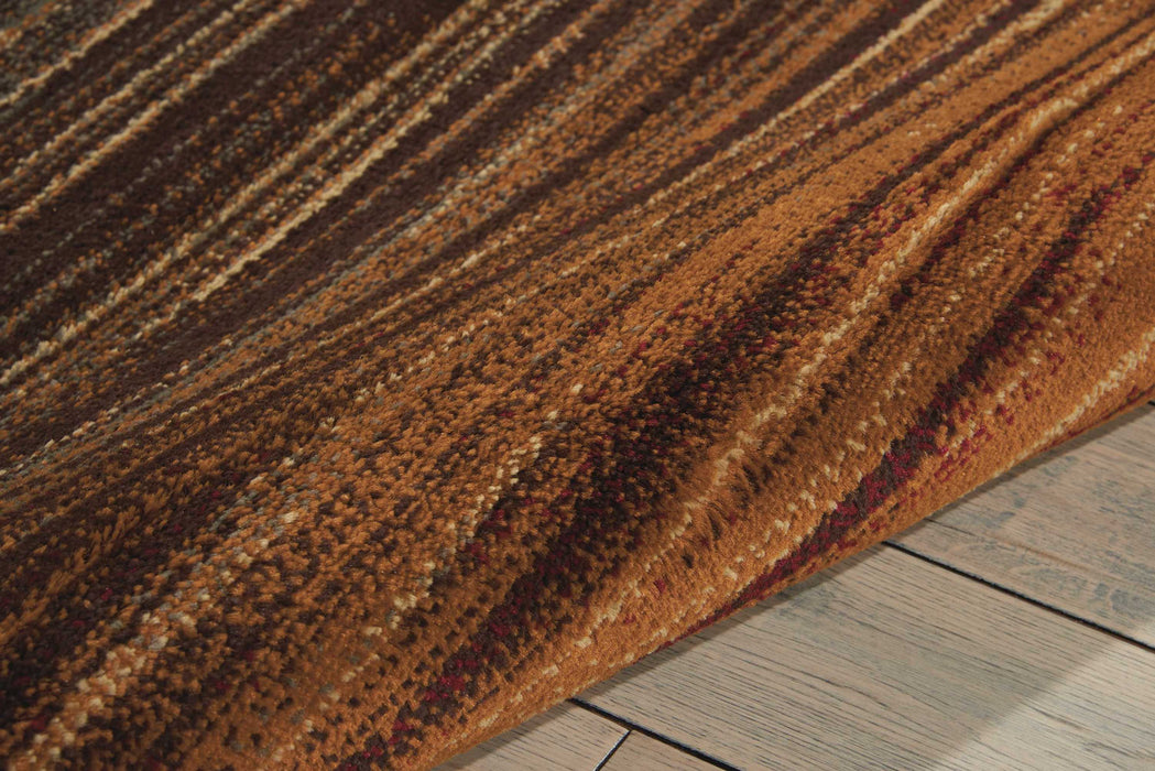 Nourison Paramount PAR01 Multicolor 7' Runner  Hallway Rug