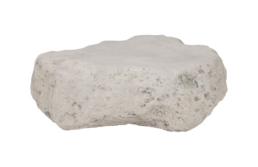 Cast Boulder Coffee Table, Roman Stone, SM